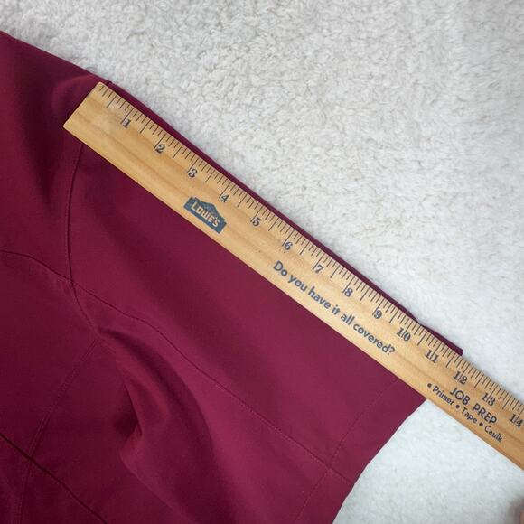 Nike Golf Storm-Fit Men Medium 1/4 Zip Shirt Burgundy Outdoor Short Sleeves Zip - Picture 5 of 12